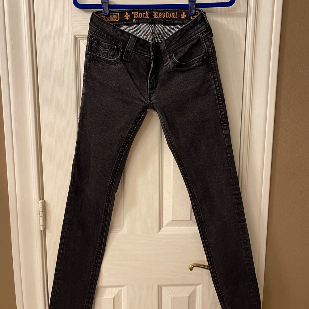 Rock revival black jeans